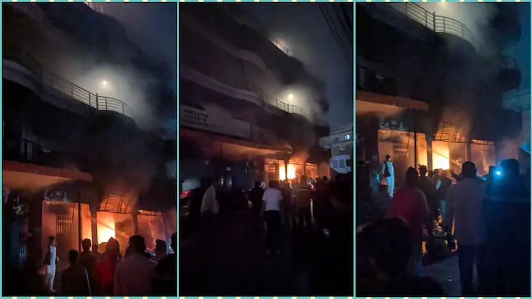 Lucknow के चिनहट क्षेत्र में अवस्थी स्वीट हाउस में आग लगने से हड़कंप मच गया। बेसमेंट में लगी आग को बुझाने के लिए दमकल की 5 गाड़ियां मौके पर पहुंचीं। सभी लोगों को सुरक्षित बाहर निकाला गया। हादसे में अब तक किसी के हताहत होने की सूचना नहीं है। जानें पूरी घटना।